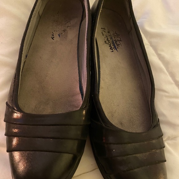 Life Stride memory foam  blk leather flats size 9 - Picture 4 of 14